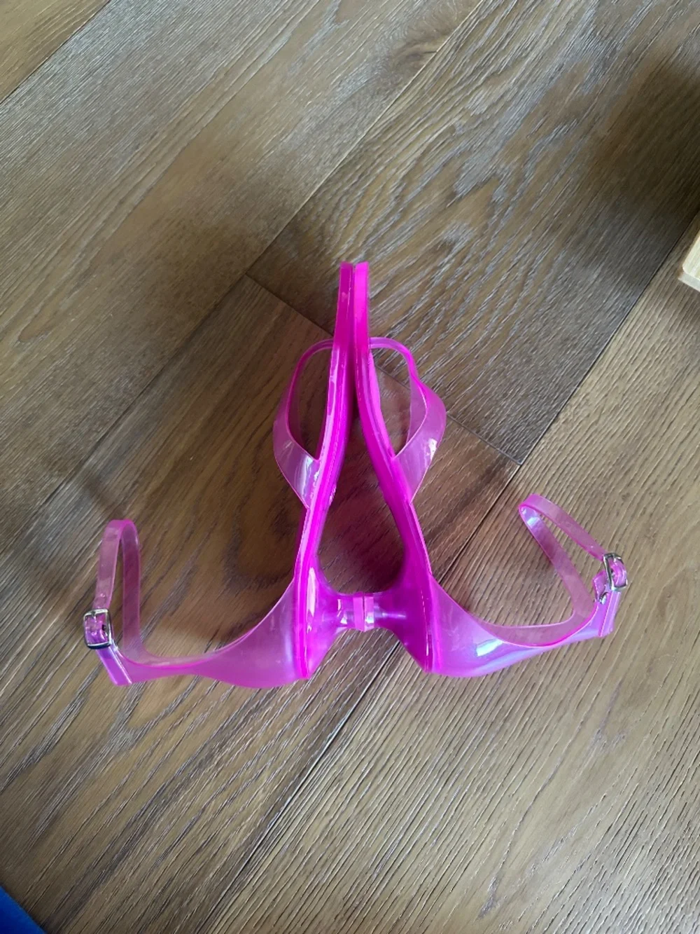 Jeffrey Campbell Gummy-THG Jelly Kitten Heel Sandals Pink Size 9 NEW - Picture 11 of 15